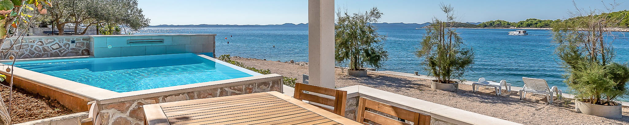 Ferienhaus mit Meerblick in Kroatien